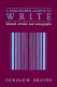A researcher learns to write : selected articles and monographs /