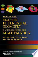 Modern differential geometry of curves and surfaces with Mathematica.