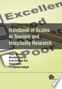 Handbook of scales in tourism and hospitality research /