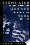 Seems like murder here : southern violence and the blues tradition /
