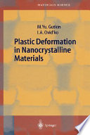 Plastic deformation in nanocrystalline materials /