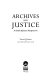 Archives and justice : a South African perspective /
