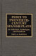 Index to twentieth-century Spanish plays : in collections, anthologies, and periodicals /