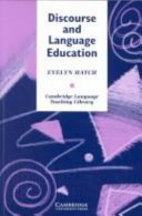 Discourse and language education /