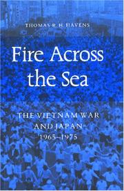 Fire across the sea : the Vietnam War and Japan, 1965-1975 /
