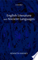 English literature and ancient languages /