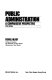 Public administration : a comparative perspective /
