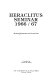Heraclitus Seminar, 1966/67 /