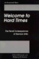 Welcome to hard times : the fiscal consequences of German unity /
