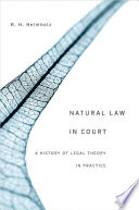 Natural law in court : a history of legal theory in practice /