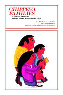 Chippewa families : a social study of White Earth Reservation, 1938 /