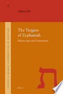 The targum of Zephaniah : manuscripts and commentary /