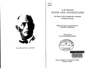 Kings and councillors : an essay in the comparative anatomy of human society /
