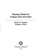 Planning models for colleges and universities /