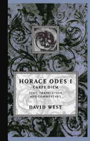 Horace Odes I : Carpe diem /