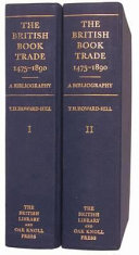 The British book trade, 1475-1890 : a bibliography /