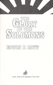 The glory of the Solomons /
