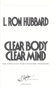 Clear body, clear mind : the effective purification program /