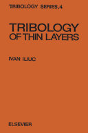 Tribology of thin layers /