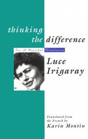 Thinking the difference : for a peaceful revolution /