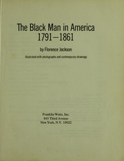 The Black man in America, 1791-1861 /