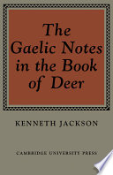 The Gaelic notes in the Book of Deer