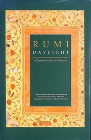 Rumi--daylight : a daybook of spiritual guidance