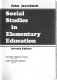 Social studies in elementary education /