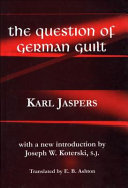 The question of German guilt /