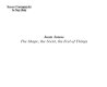 Joan Jonas : the shape, the scent, the feel of things /