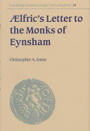 Aelfric's letter to the monks of Eynsham /