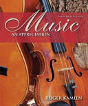 Music : an appreciation /