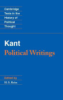 Kant : political writings /