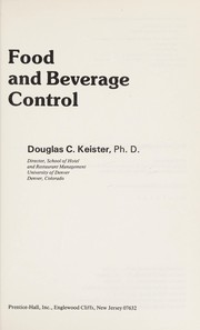 Food and beverage control /