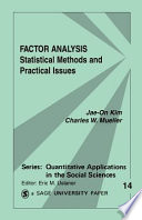 Factor analysis : statistical methods and practical issues /