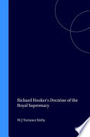 Richard Hooker's doctrine of the royal supremacy /