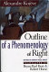 Outline of a phenomenology of right /