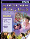 The ESL : ELL teacher's book of lists /