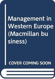 Management in Western Europe /