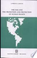 The OAS and the promotion and protection of human rights /