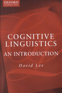 Cognitive linguistics : an introduction /