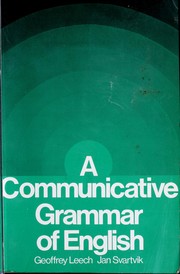 A communicative grammar of English /