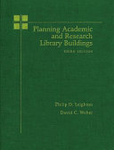 Planning academic and research library buildings /