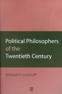Political philosophers of the twentieth century /