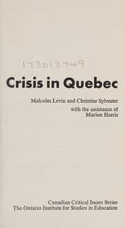 Crisis in Quebec /
