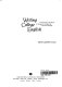 Writing college English : a composition handbook for speakers of English as a second language /