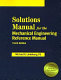 Solutions manual for the Mechanical engineering reference manual /