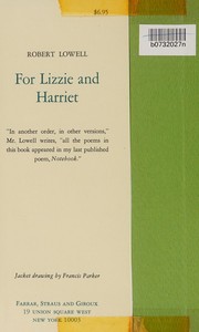For Lizzie and Harriet /