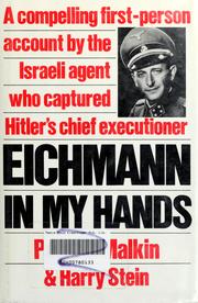 Eichmann in my hands /