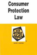 Consumer protection law in a nutshell /